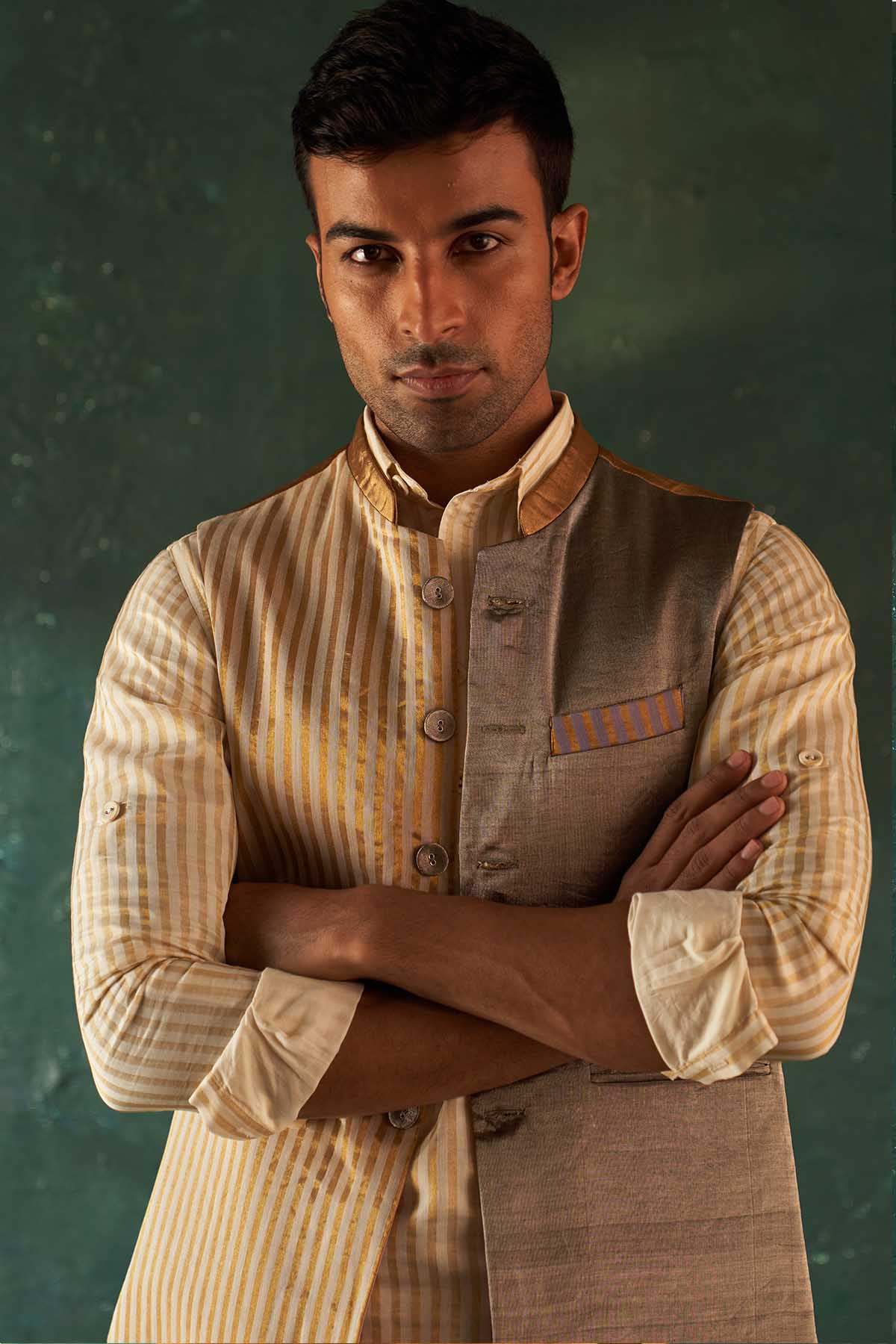 Buy Multicolor Silk Tissue Jacket Online